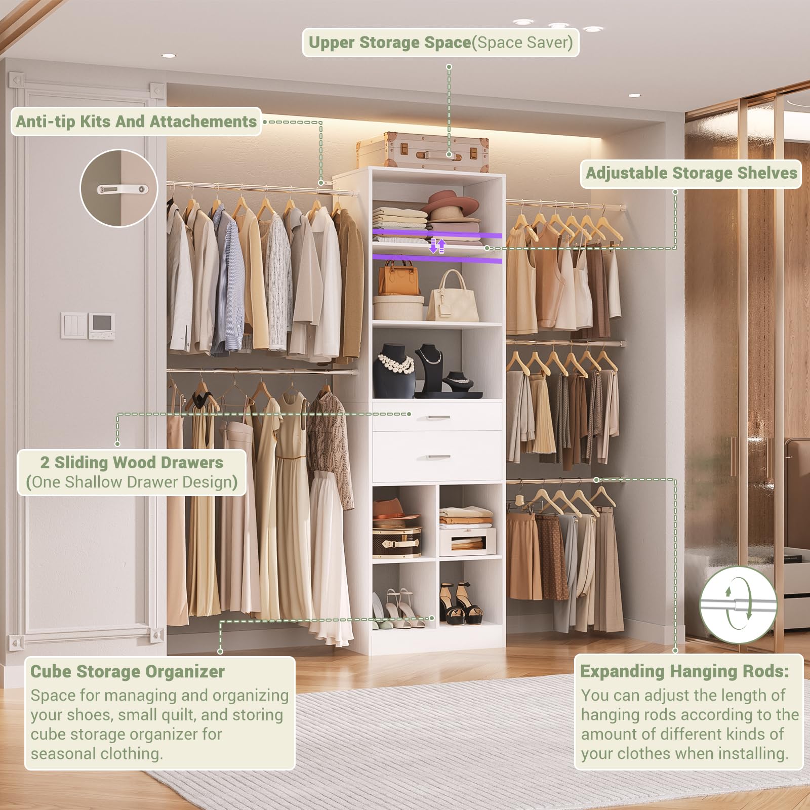 Closet System (8 Foot)