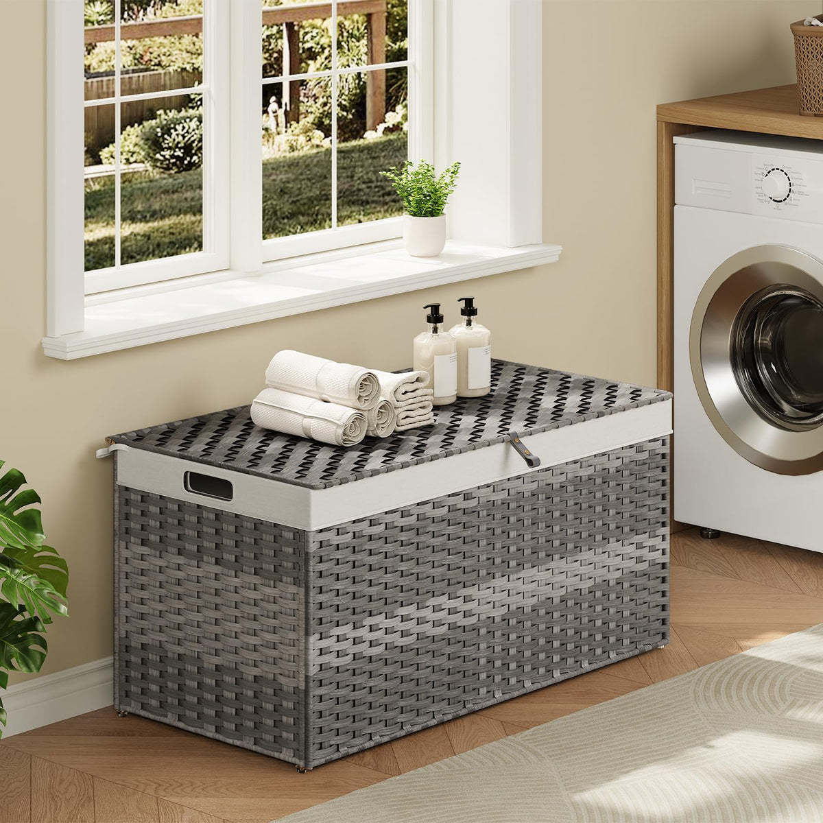 Storage Basket with Lid - ModHome Supplies