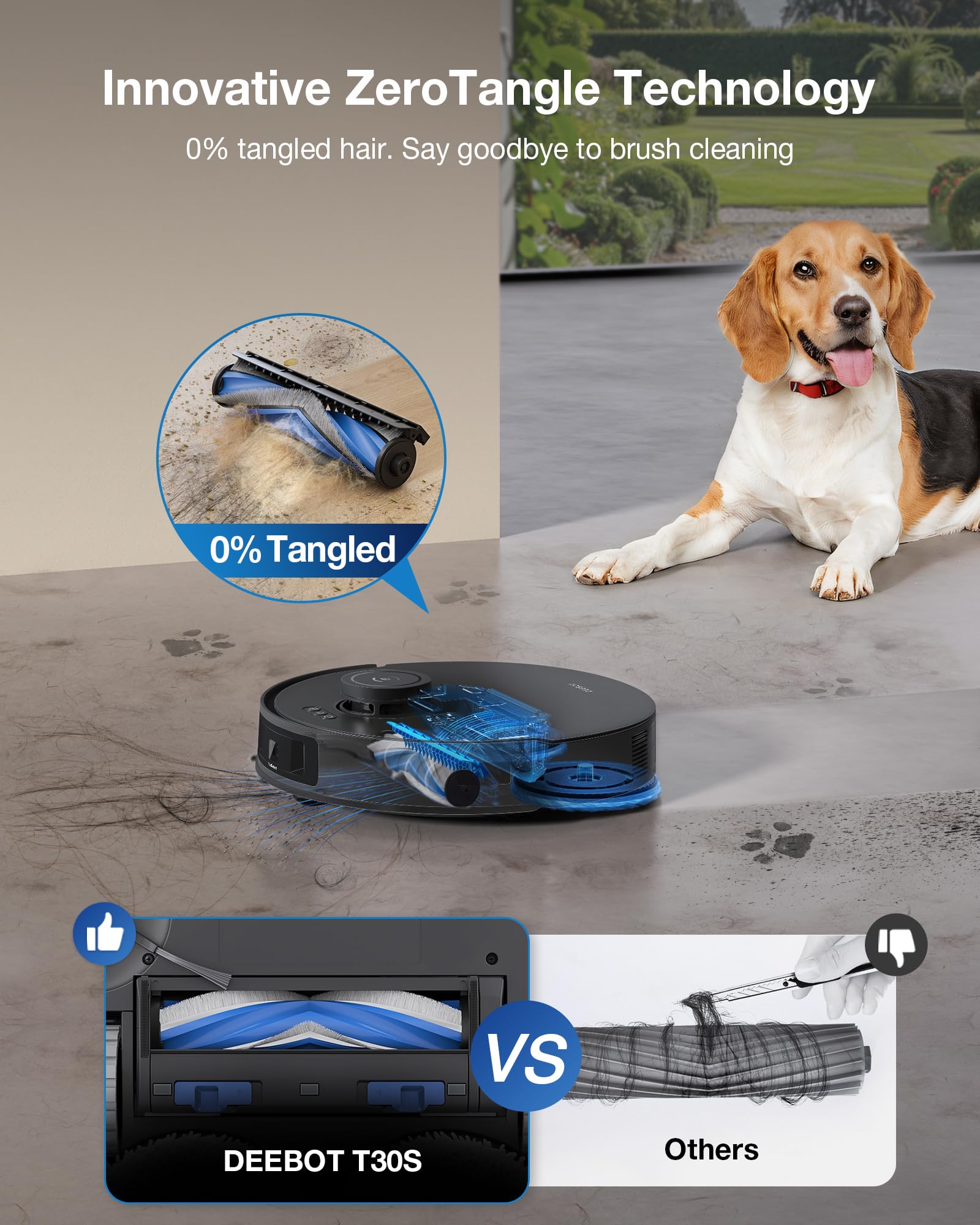 DEEBOT T30S Robot Vacuum and Mop