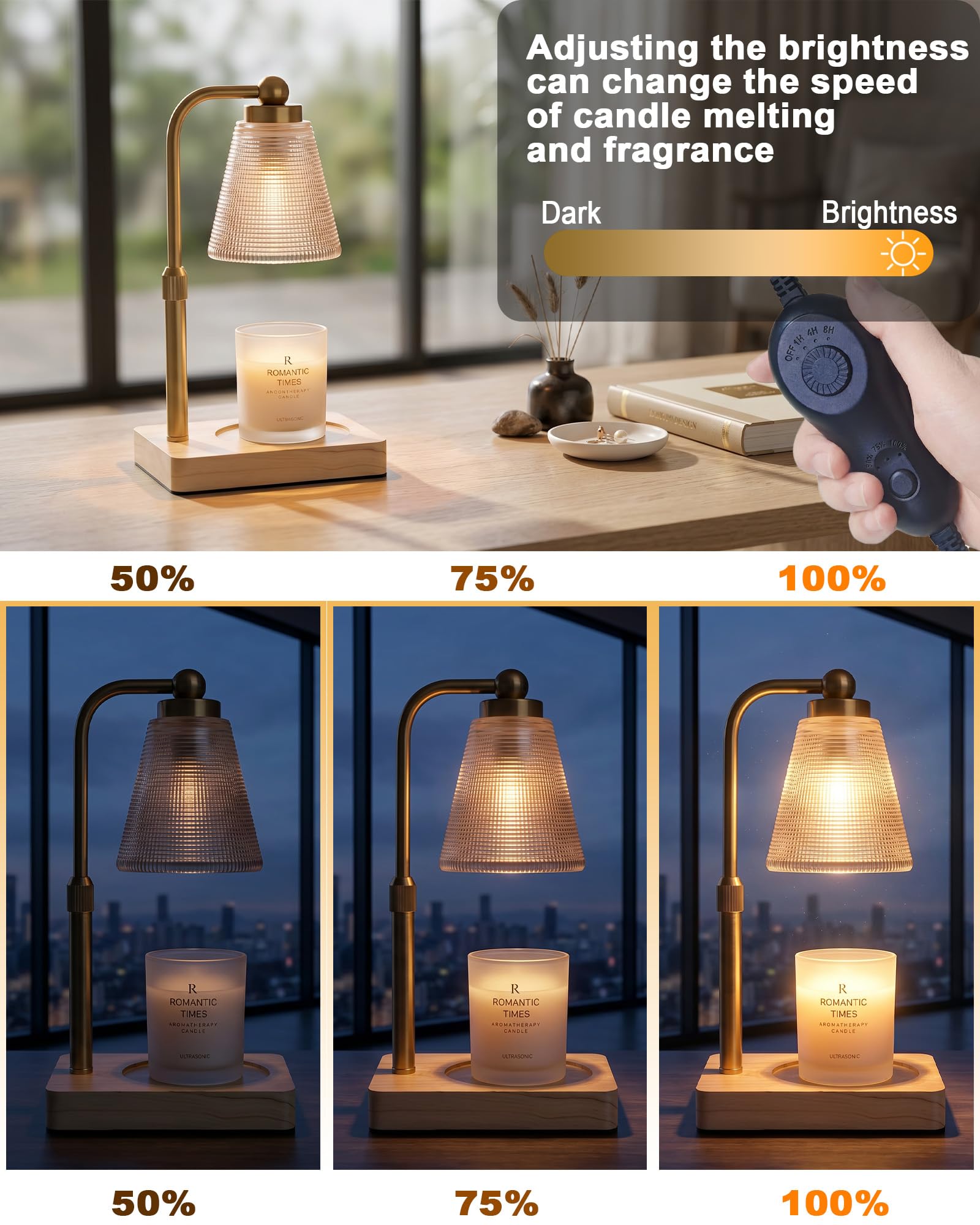 Candle Warmer Lamp with Timer