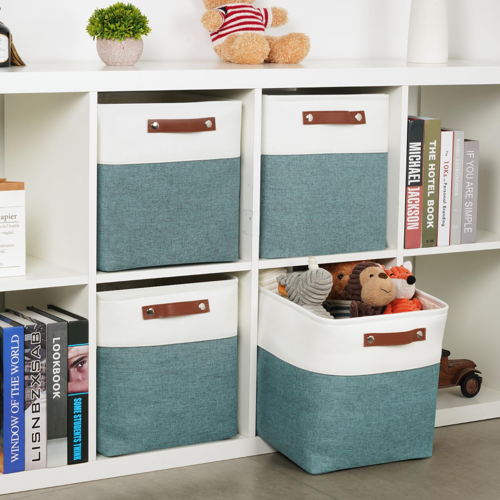 Set Of 4 Cube Storage Bins (4 Count)