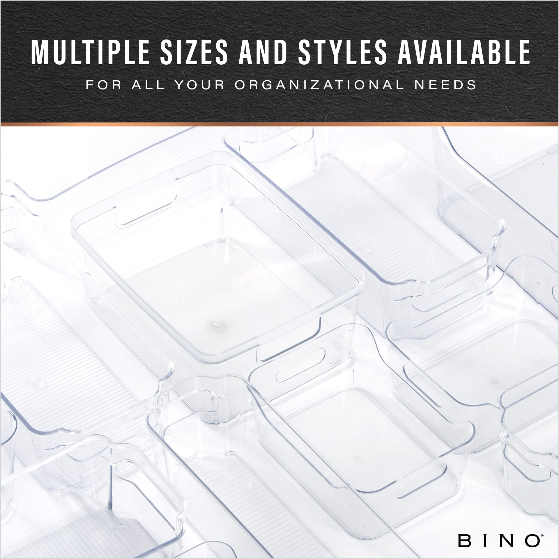 Plastic Storage Bins (2 Count)