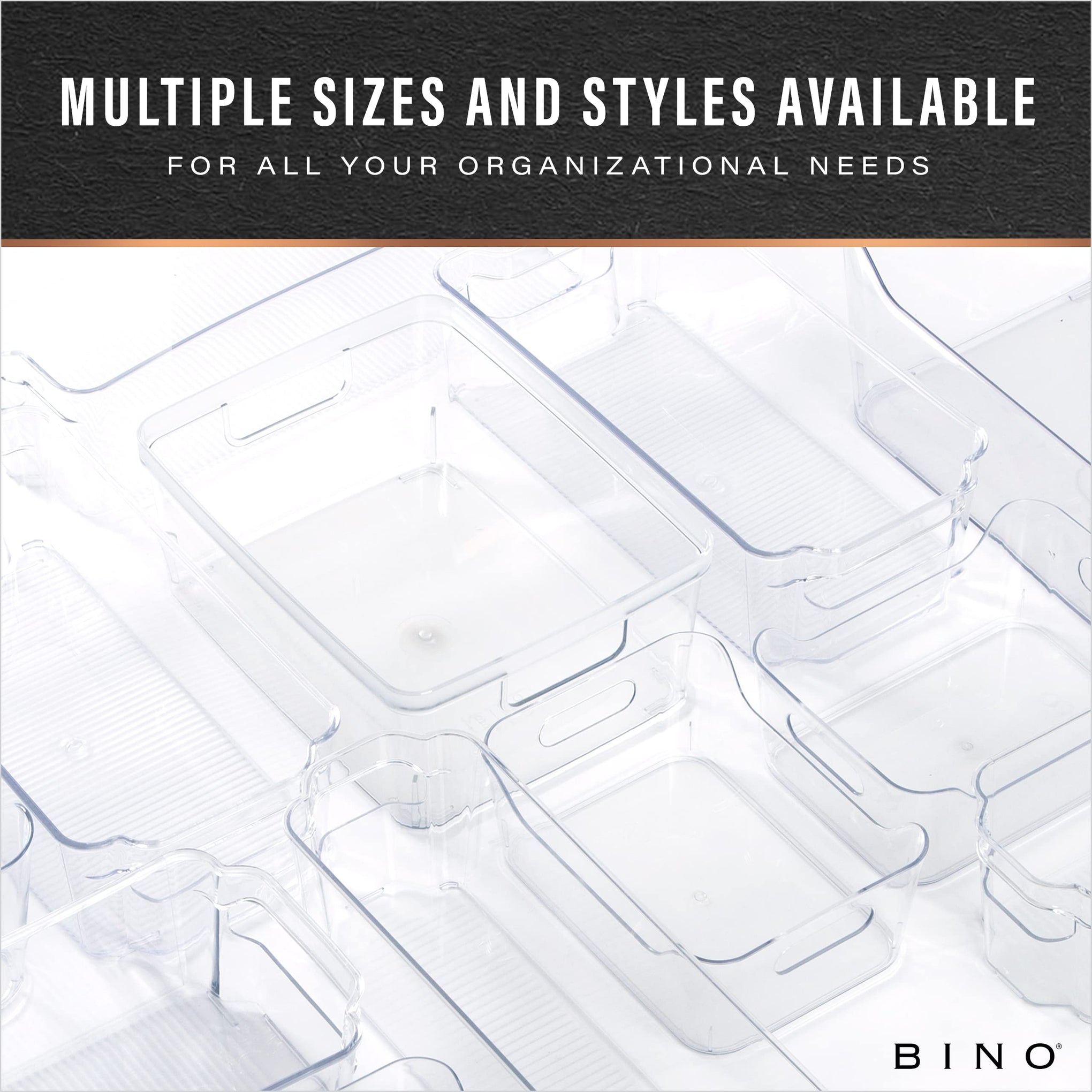 Plastic Storage Bins (2 Count)
