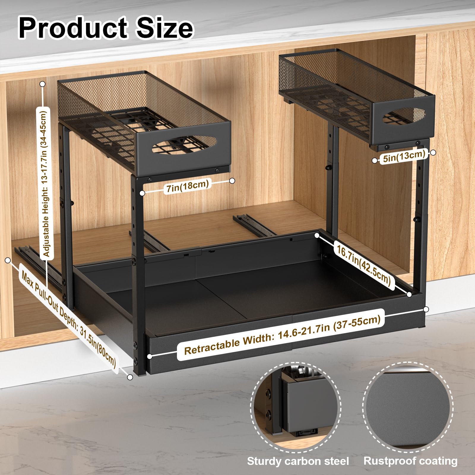 Pull Out Under Sink Organizer
