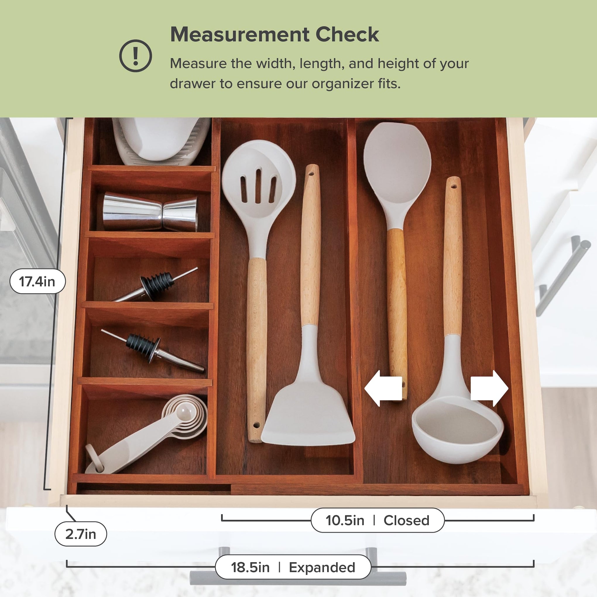 Utensil & Junk Drawer Organizer