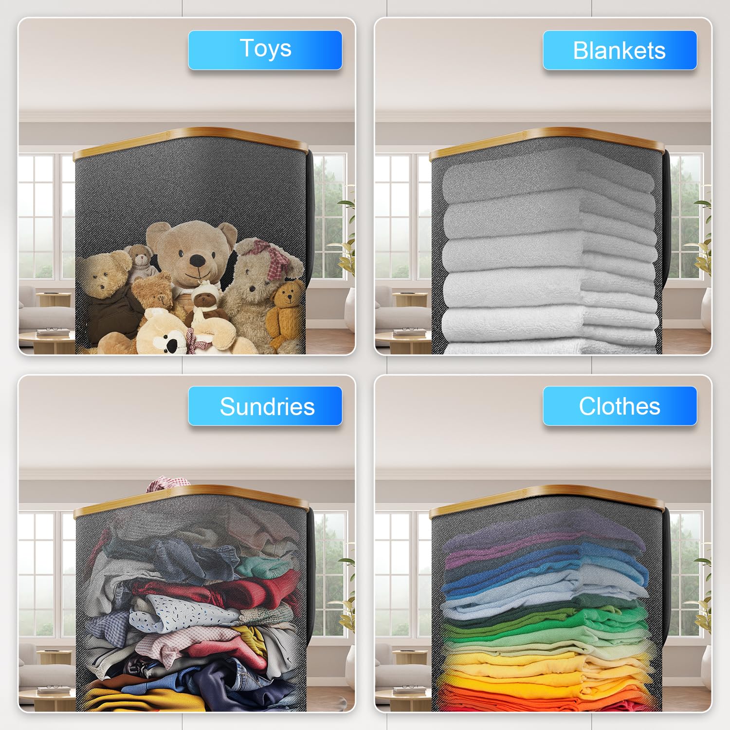 Laundry Hamper with Wheels