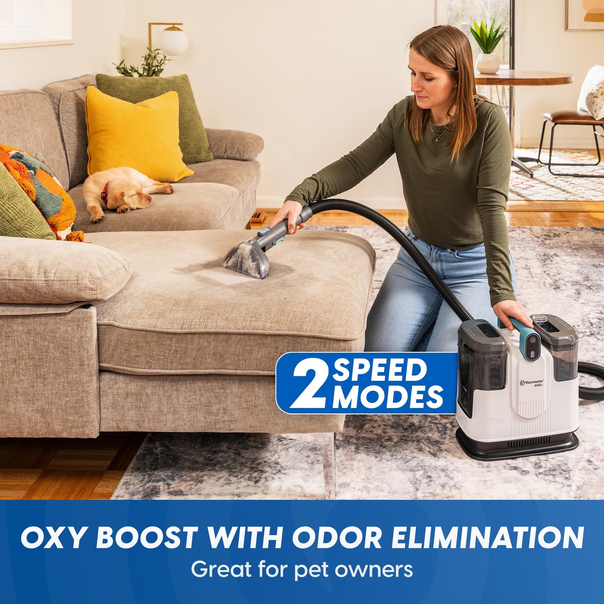 600 Series Cordless Portable Carpet & Upholstery Cleaner Machine