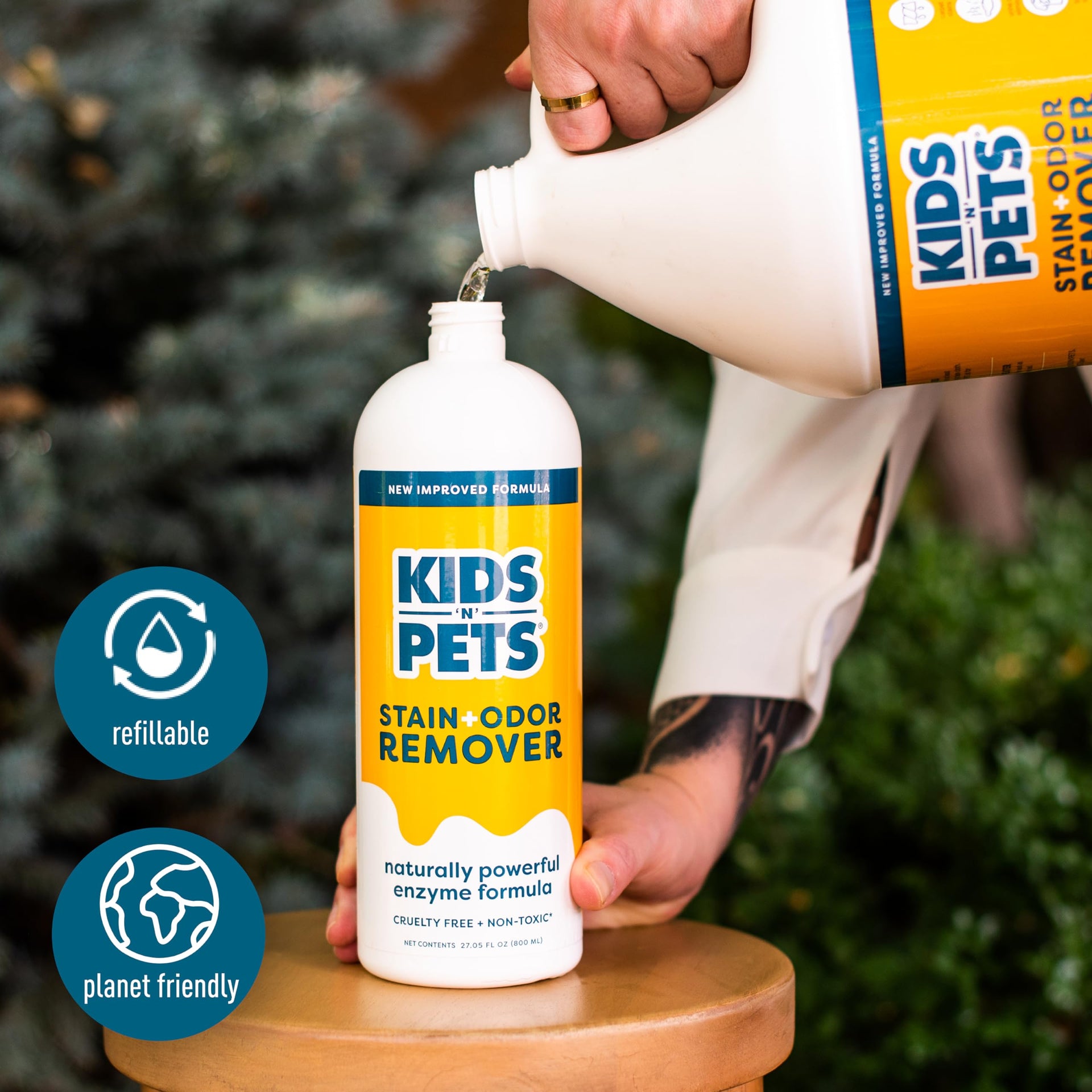 Instant All Purpose Stain & Odor Remover Permanently Eliminates Dog Pee (27 Fl Oz)