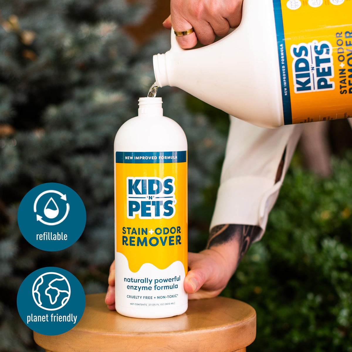 Instant All Purpose Stain & Odor Remover Permanently Eliminates Dog Pee (27 Fl Oz)