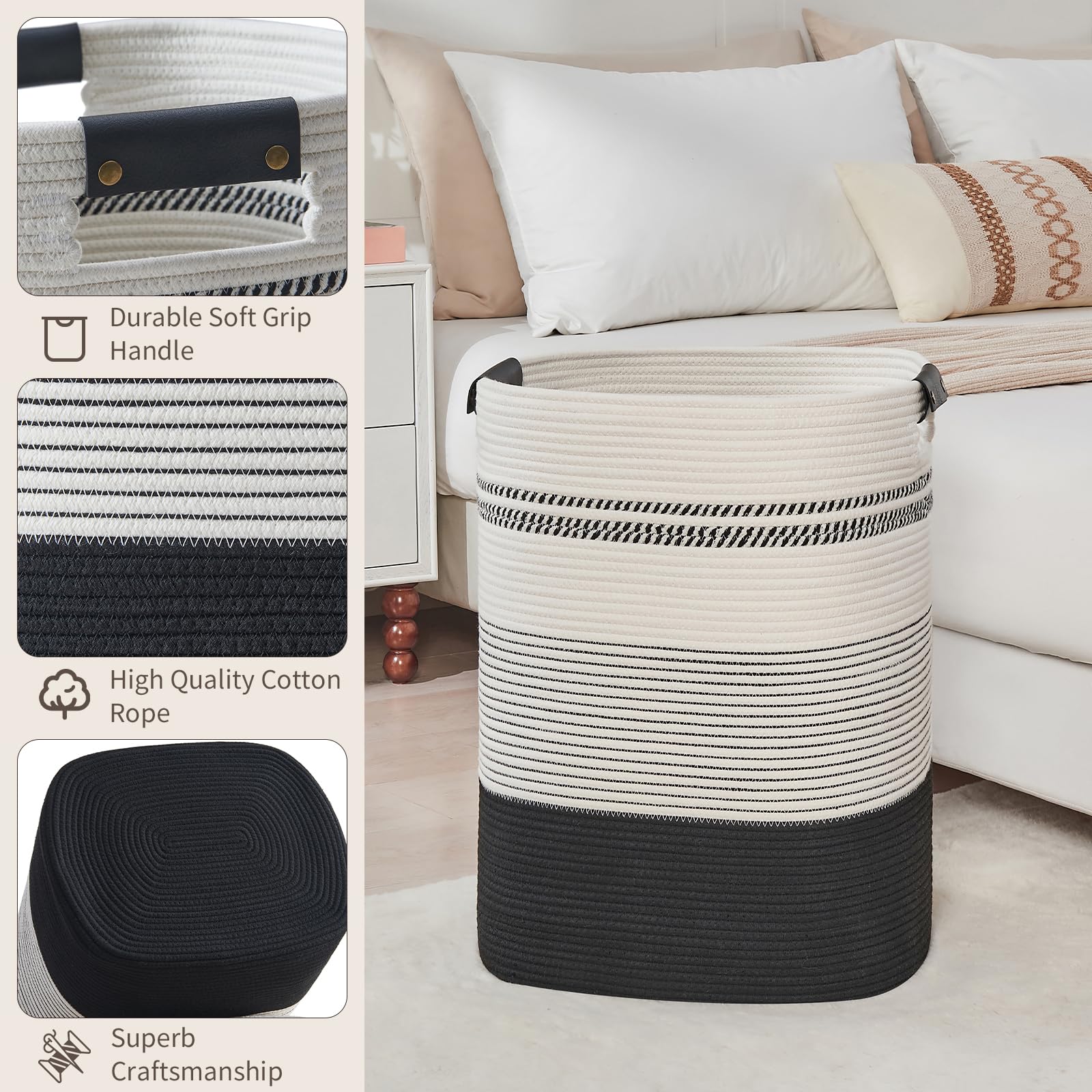 Laundry Basket with Handles
