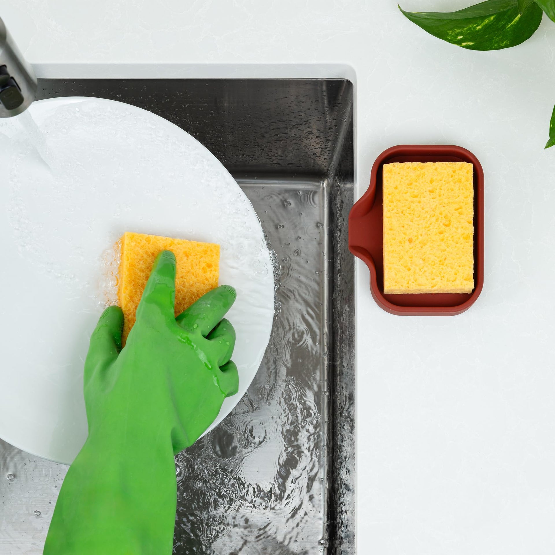 Small Silicone Sponge Holder