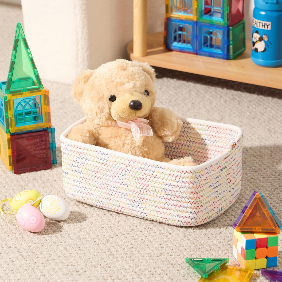 Small Storage Baskets for Organizing (3 Count)