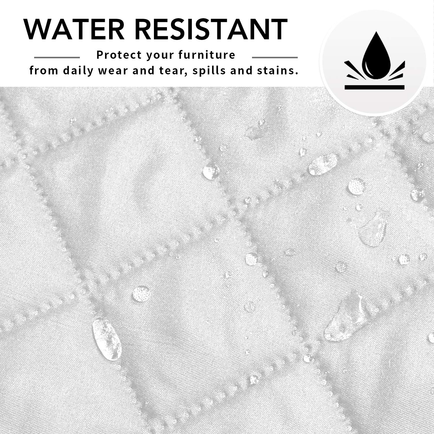 Reversible L Shape Sectional Couch Cover