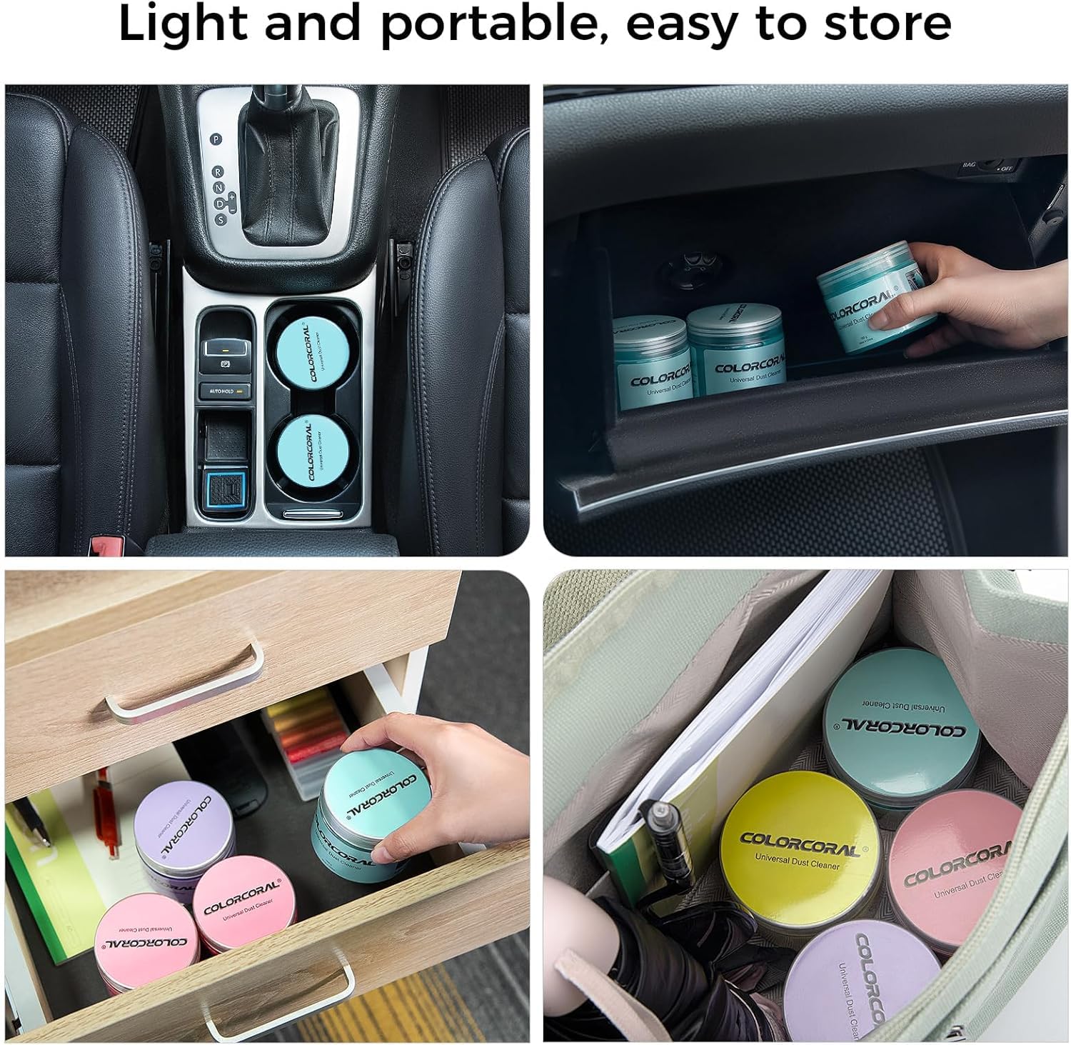 Keyboard Cleaning Gel Dust Cleaner Slime Car Clean Putty 2Pack (2 Count)