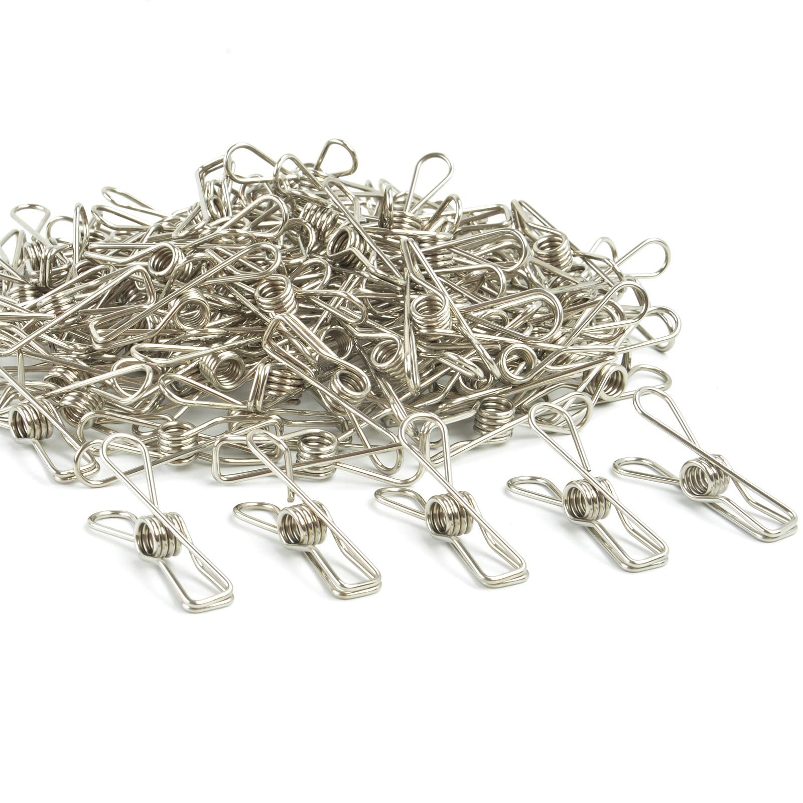 Wire Clothespins Laundry Chip Clips (100 Count)