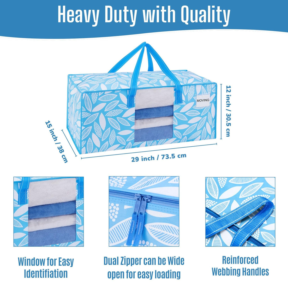 Heavy Duty Moving Bags (6 Count)