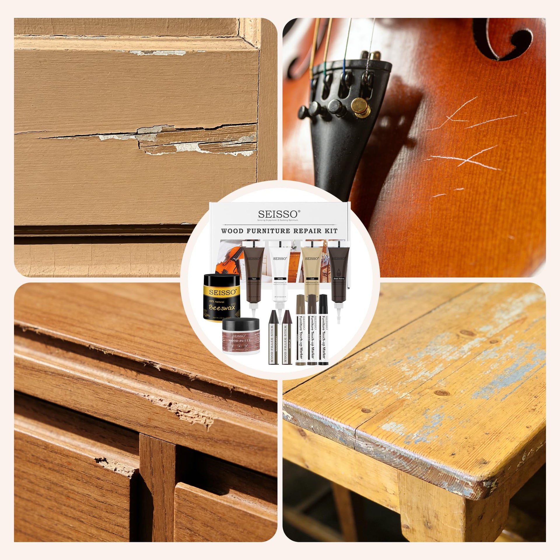 Wood Furniture Repair Kit (36 Count)