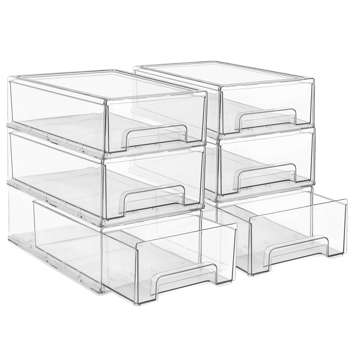 Medium Clear Storage Drawers