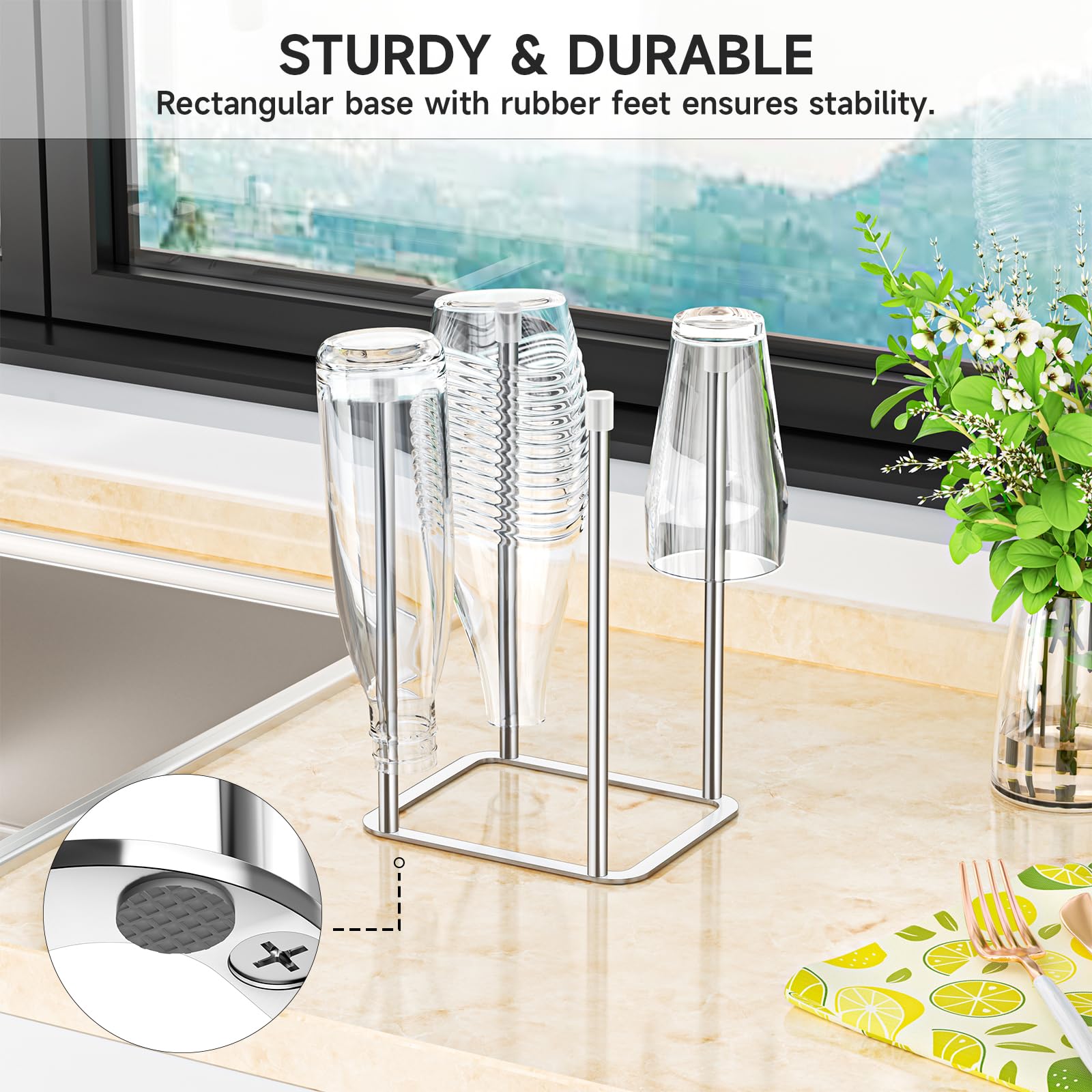 Water Bottle Drying Rack