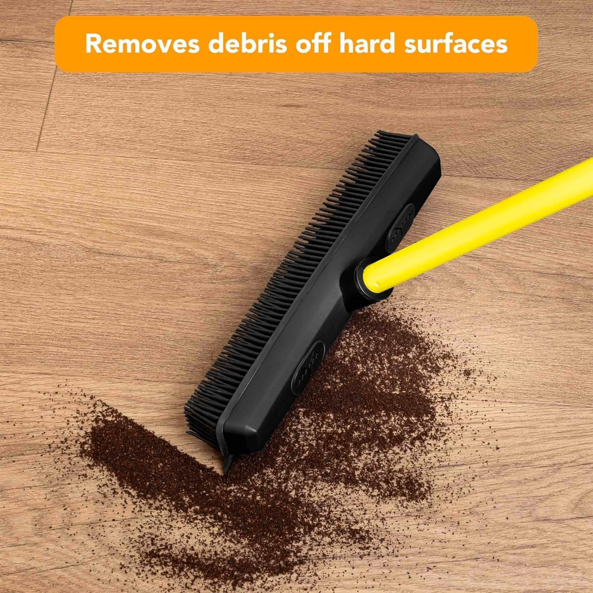 Pet Hair Removal Rubber Broom