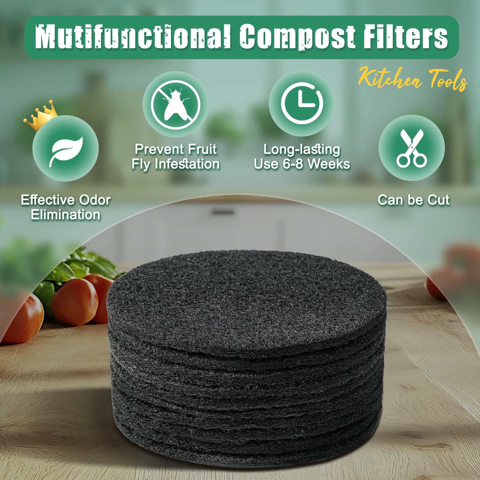 7.25 Inch Charcoal Filters 10