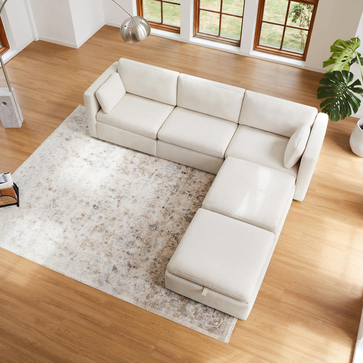 112" Modular Sectional Sofa (5 Count)