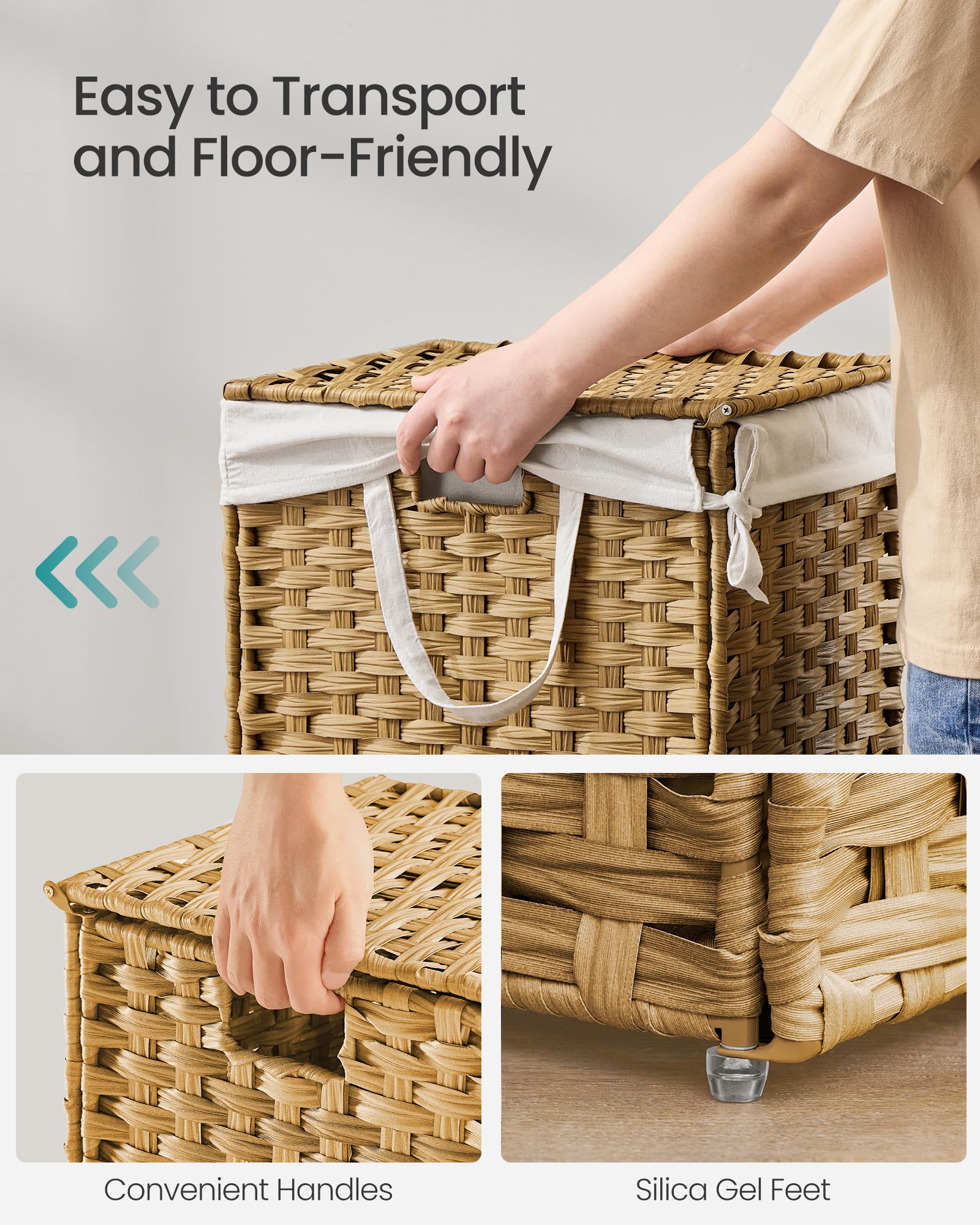 Laundry Hamper with Lid