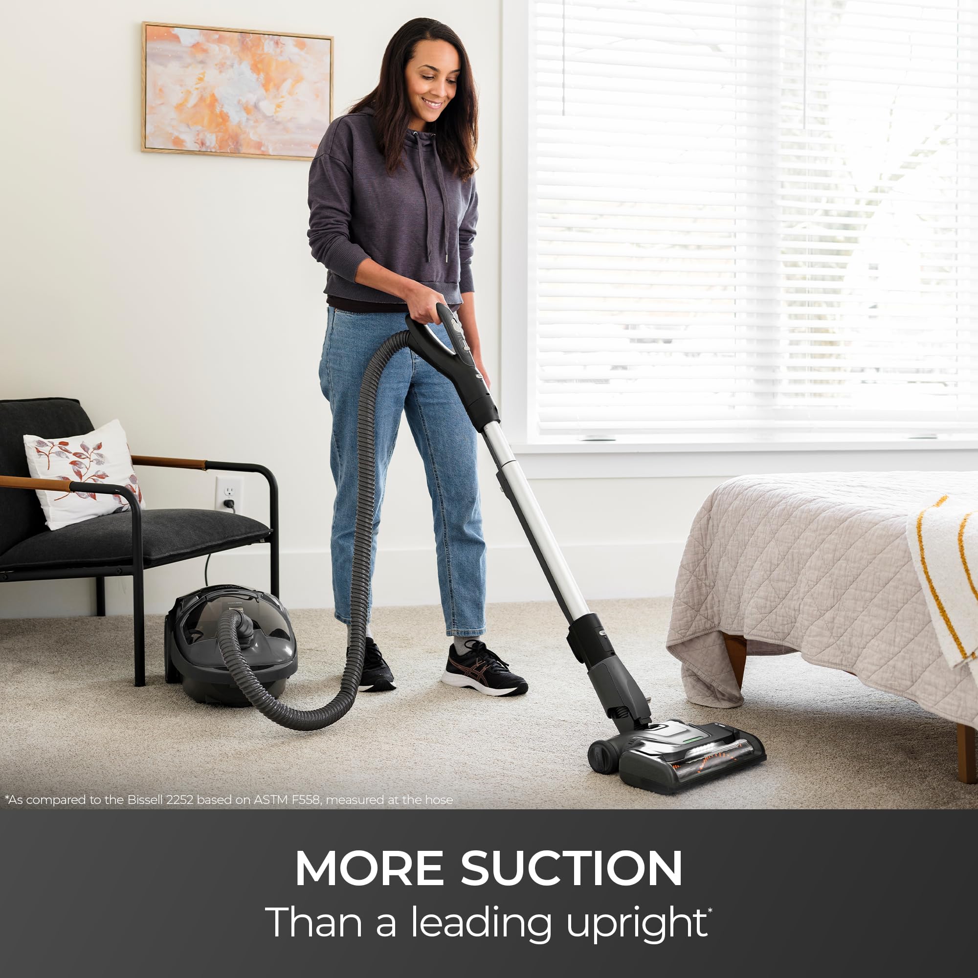 600 Series Bagged Canister Vacuum with Hair Eliminator Brushroll