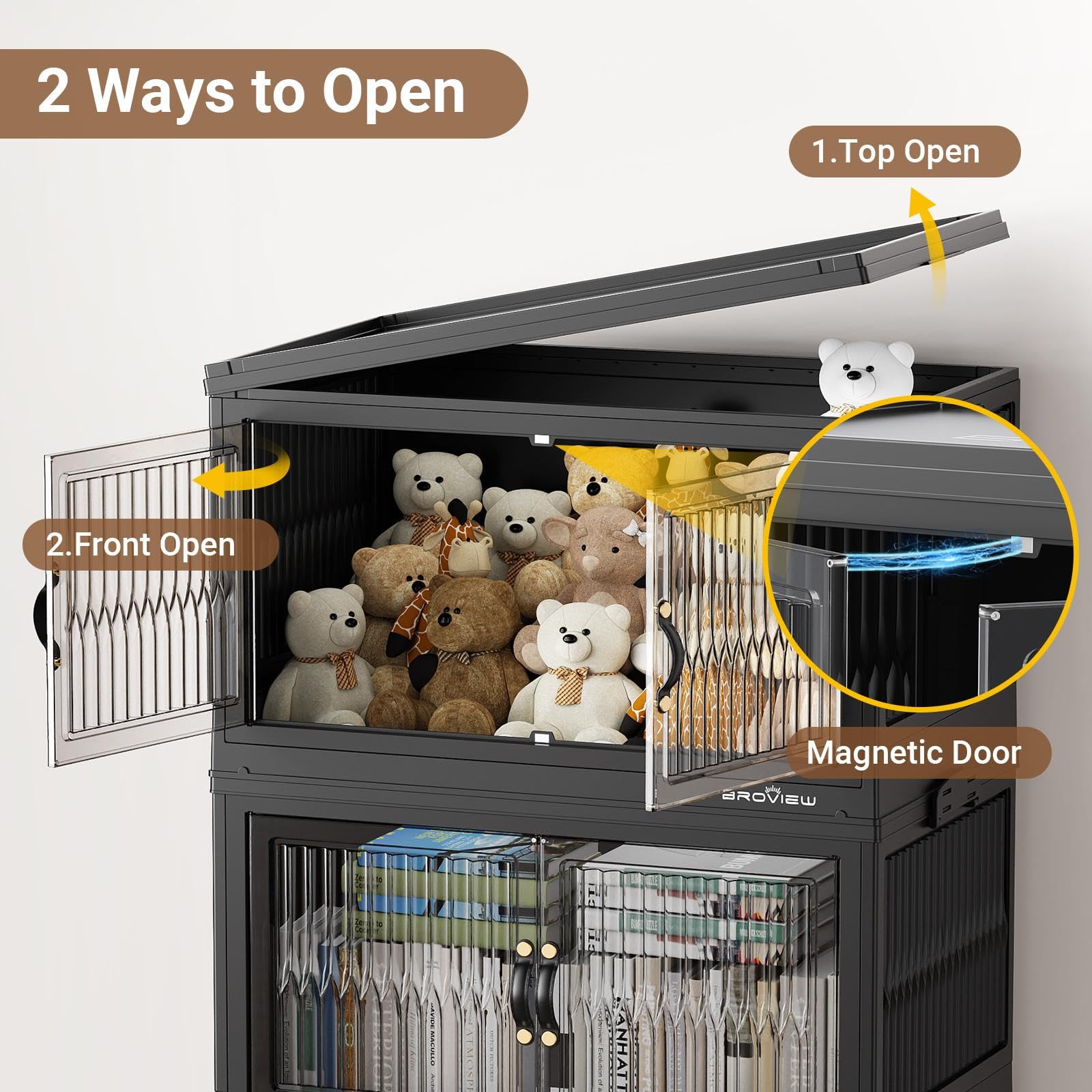 360Qt Stackable Storage Bins with 3 Lids (3 Count)