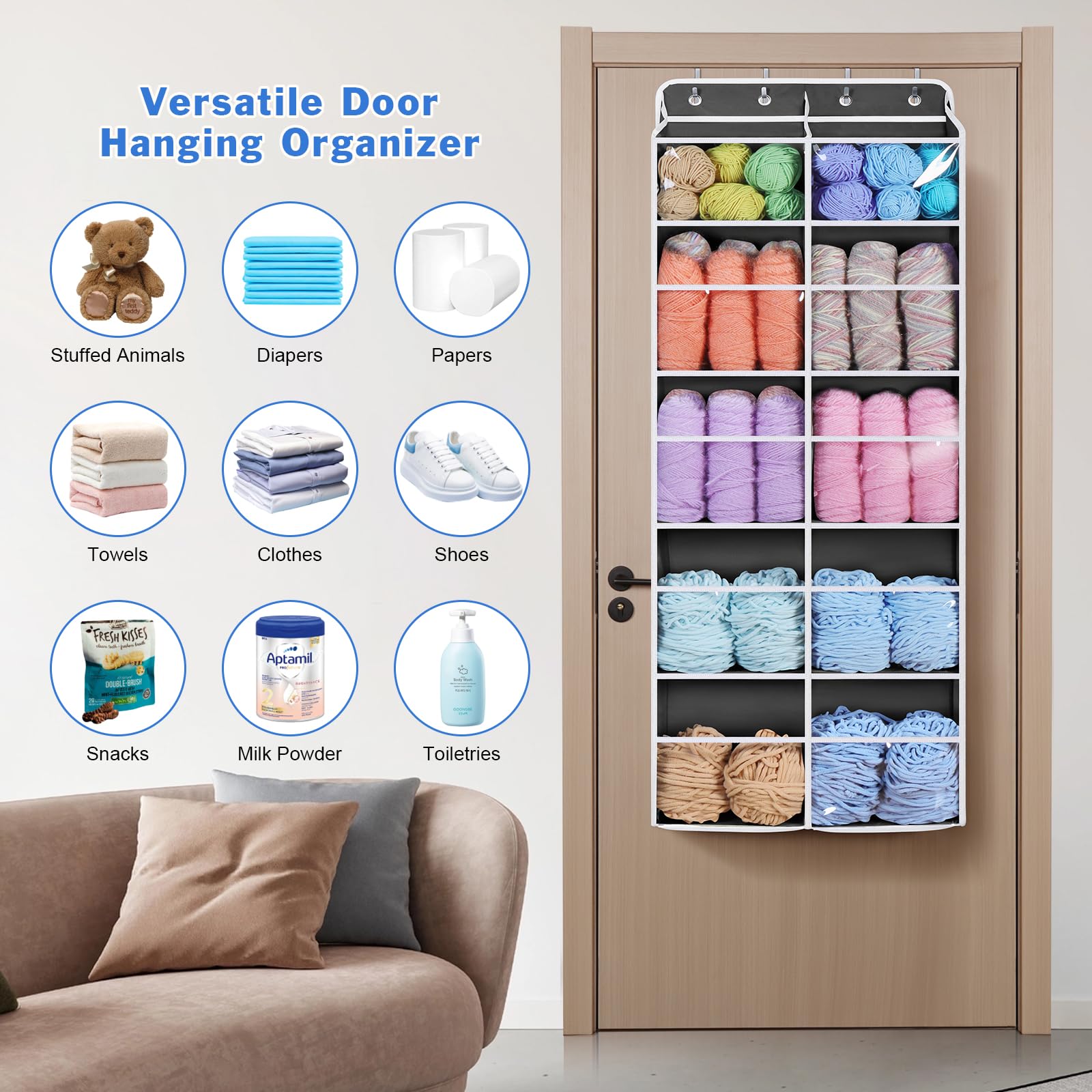 Hanging Yarn Storage Organizer