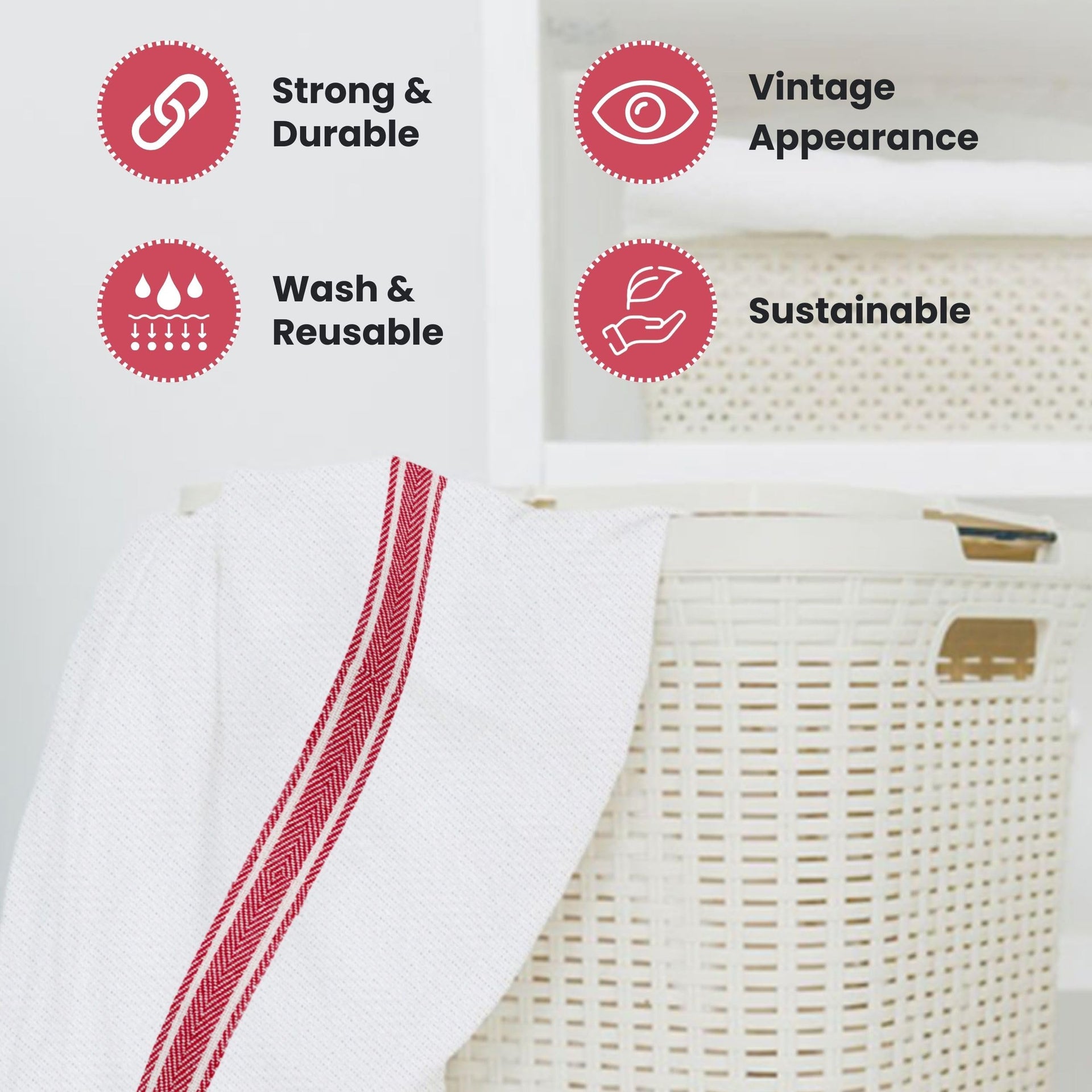 Kitchen Dish Towels for Kitchen (6 Count)