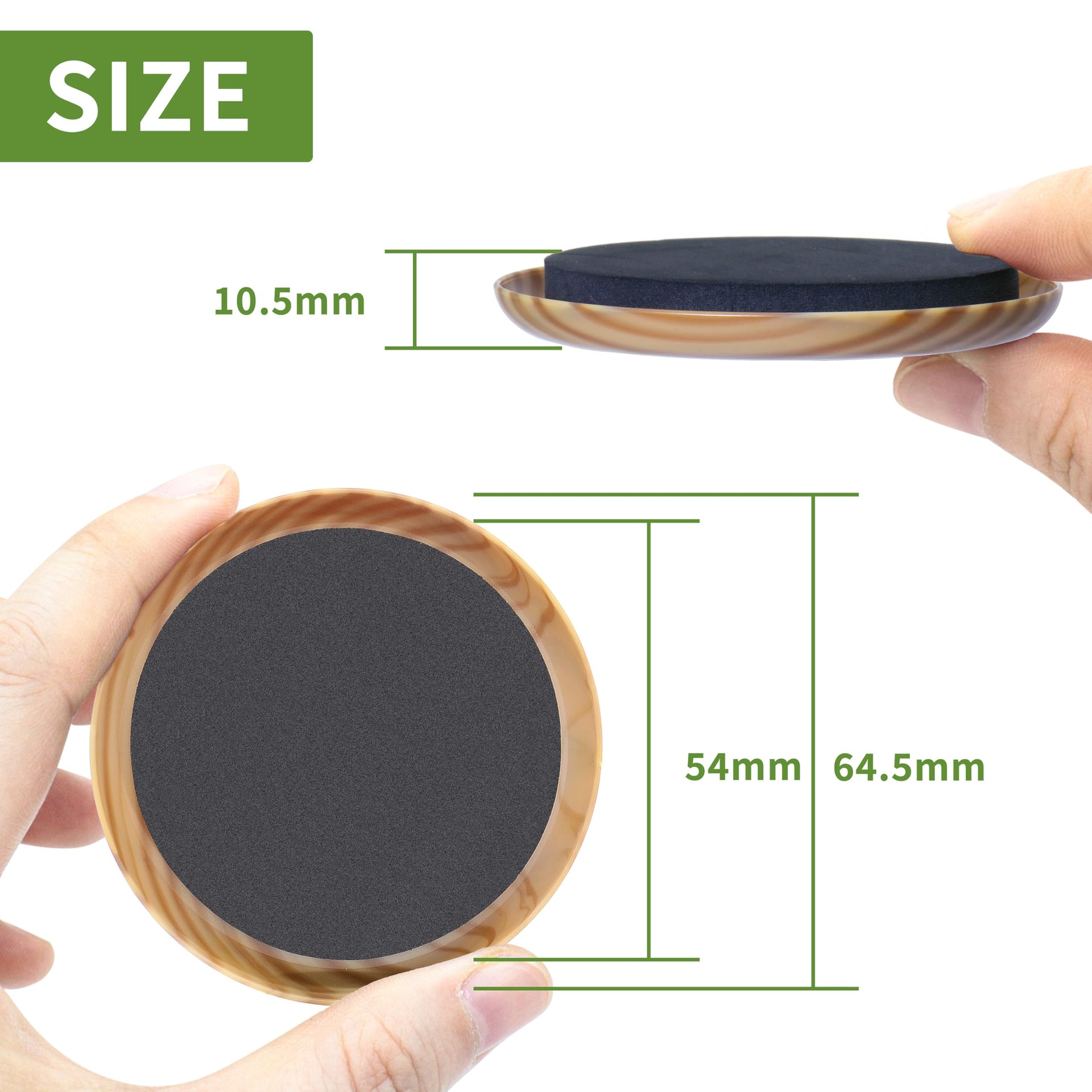 Furniture Sliders for Carpet 8 PCS (8 Count)