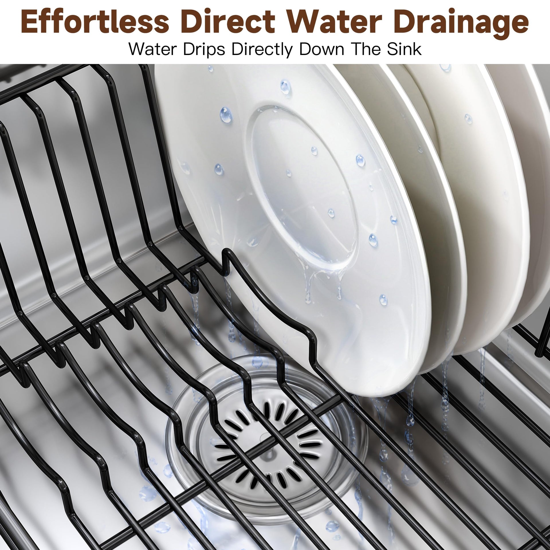 in Sink Dish Drying Rack