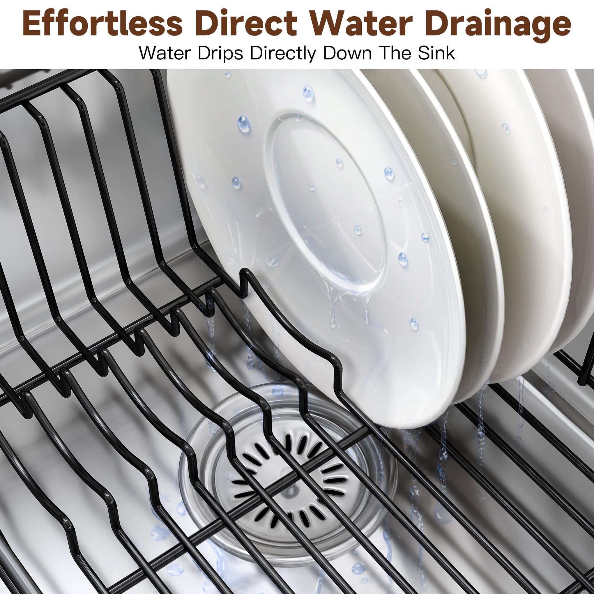 in Sink Dish Drying Rack
