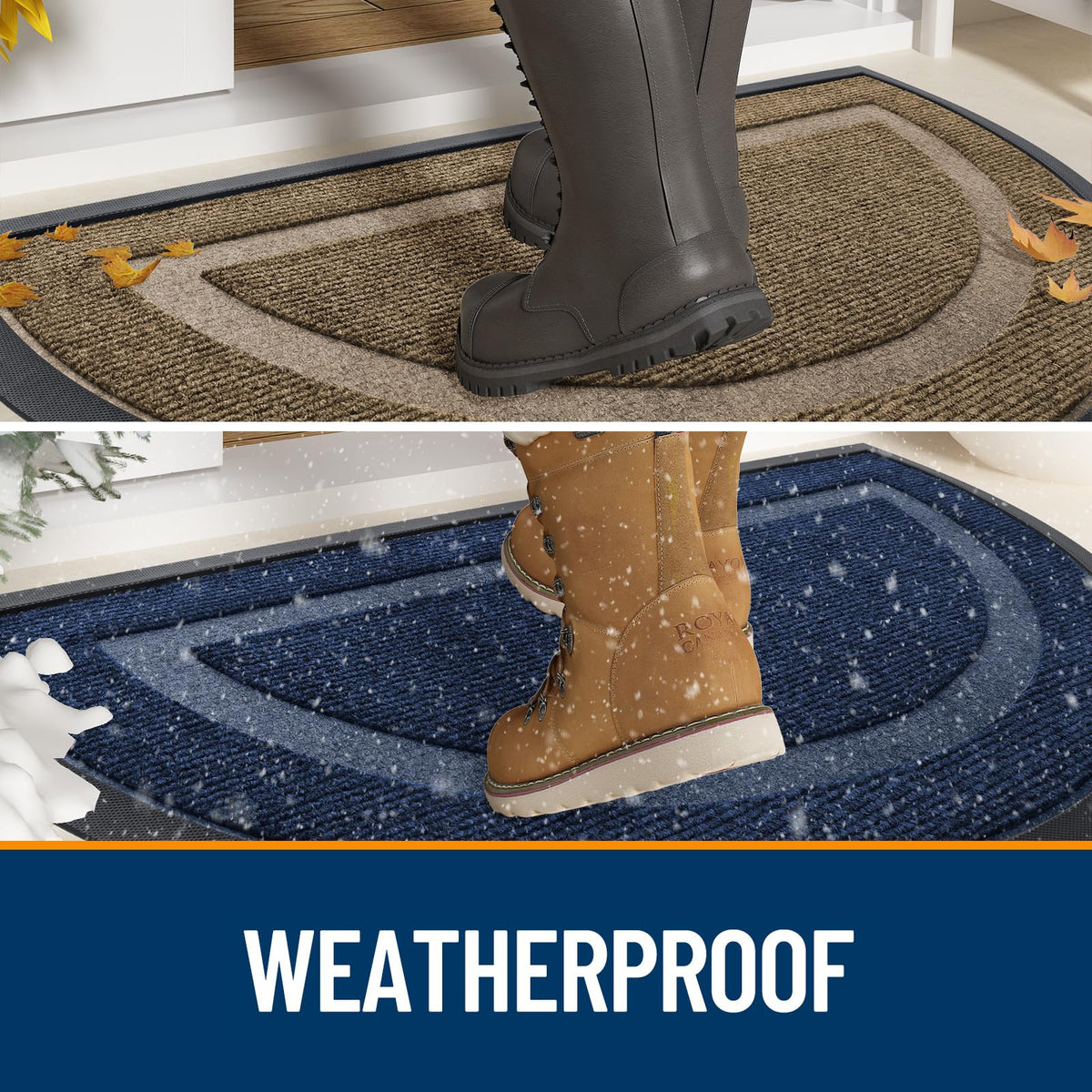 Half Circle Front Door Mat Outside 71x23 All