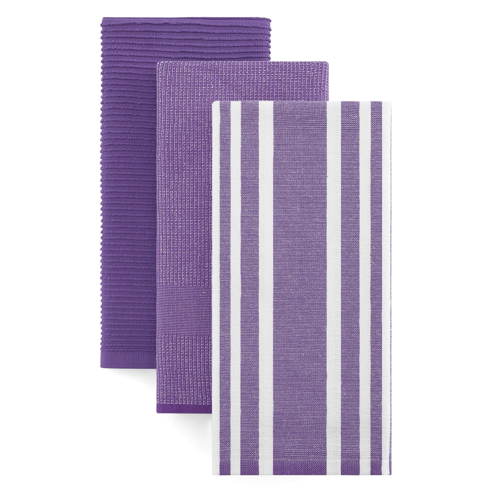 Cotton 380 GSM Premium Kitchen Towels (3 Count)