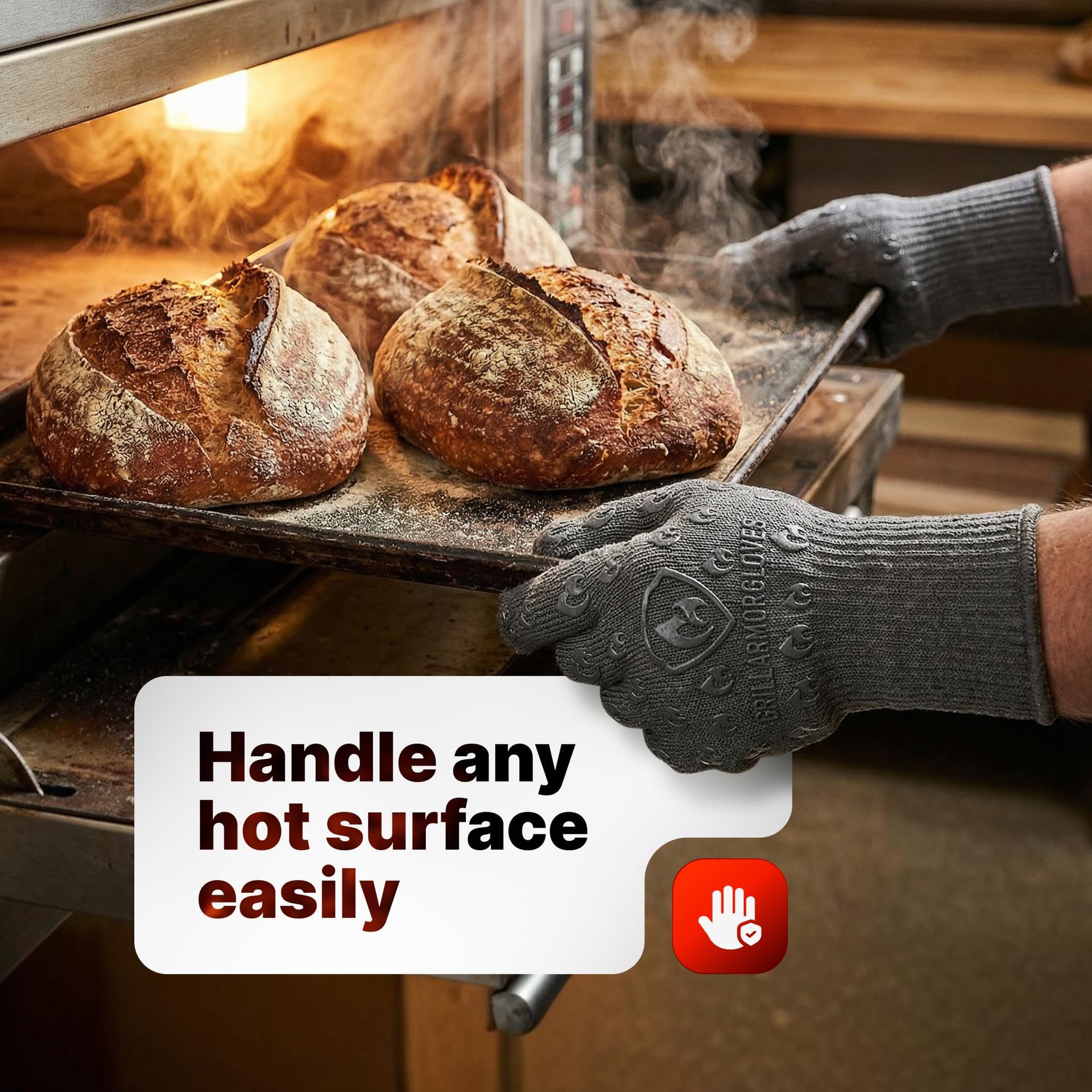 Oven Gloves with Fingers