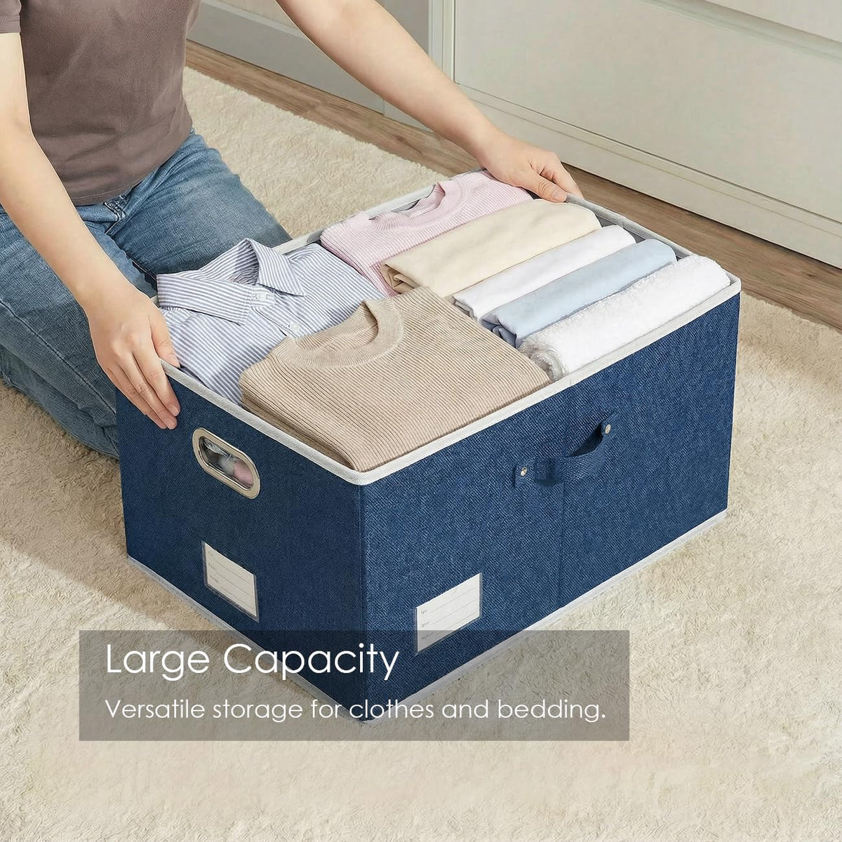 Storage Bins with Lids [3 (3 Count)