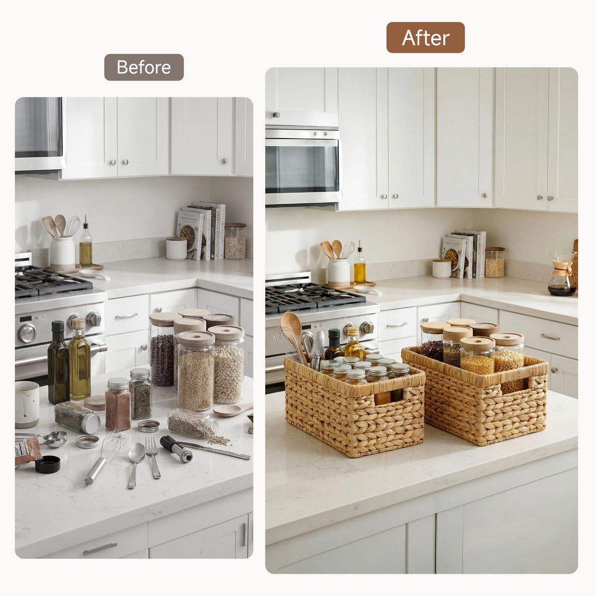 Wicker Baskets (2 Count)