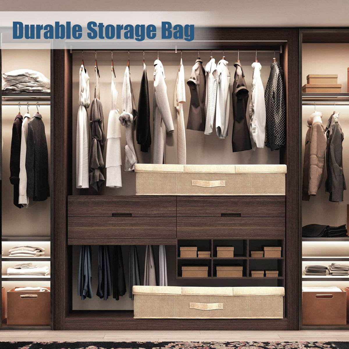 2Pack Large Underbed Storage Containers Bin with Lids