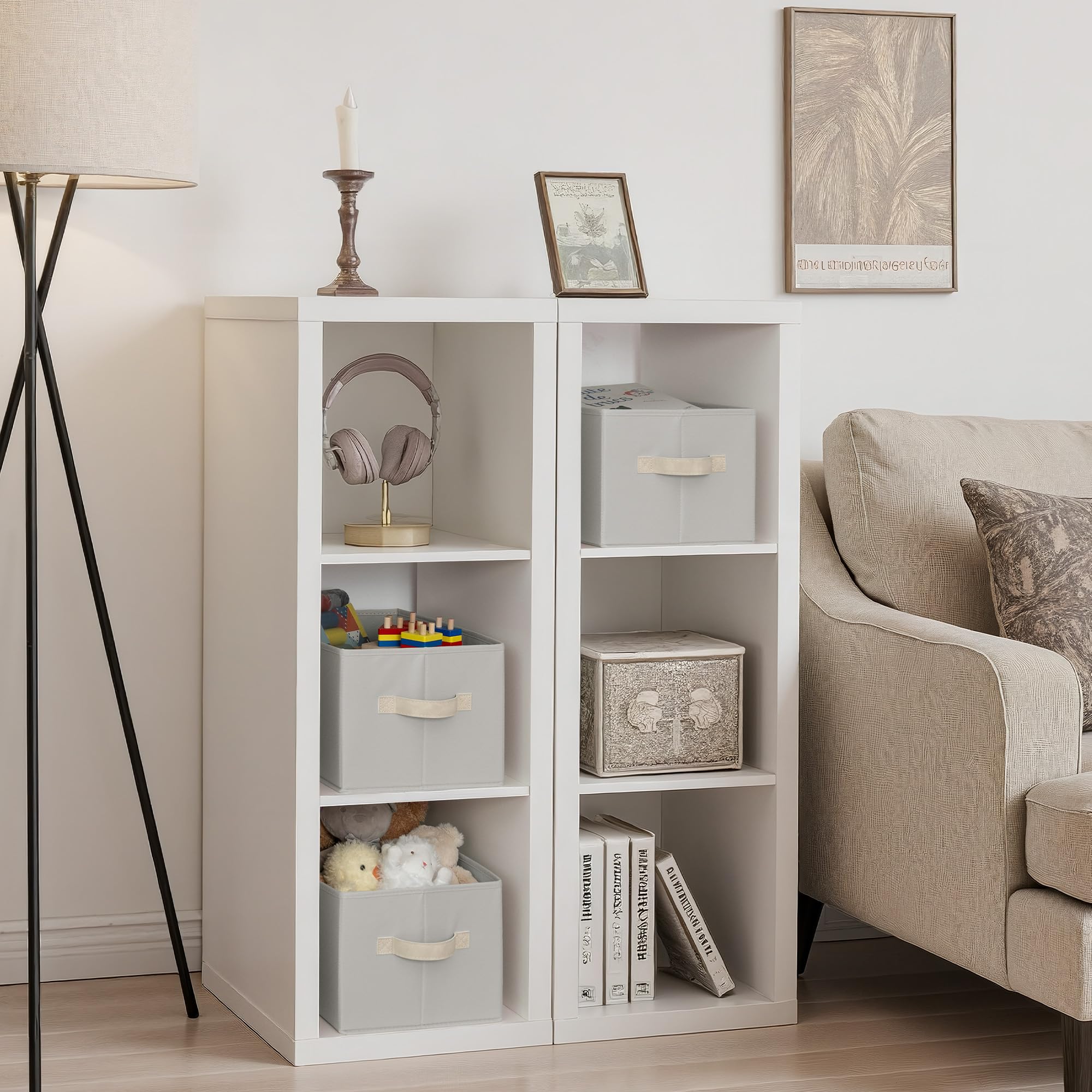 Closet Storage Bins (3 Count)