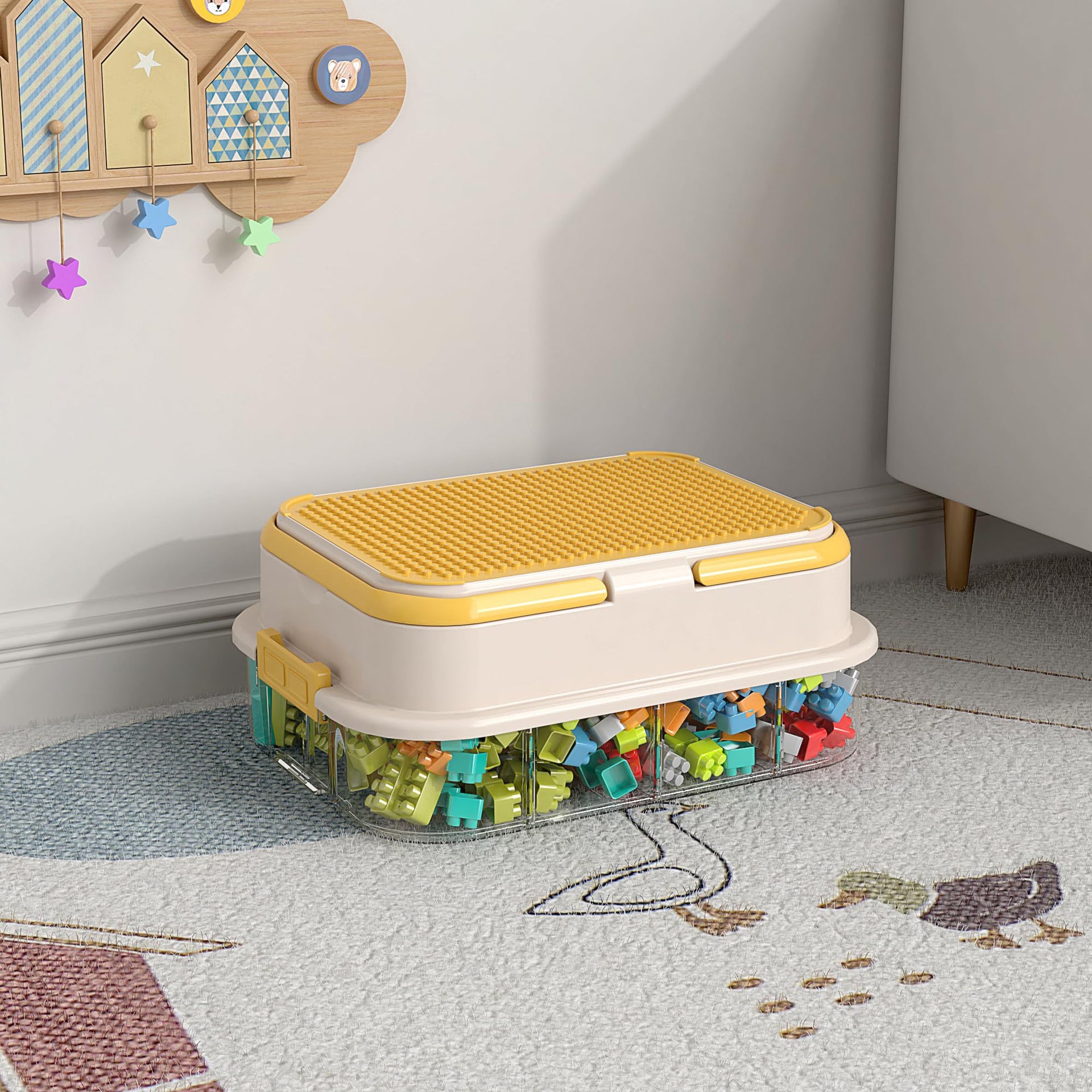 Toy Storage Organizer Box with Handle