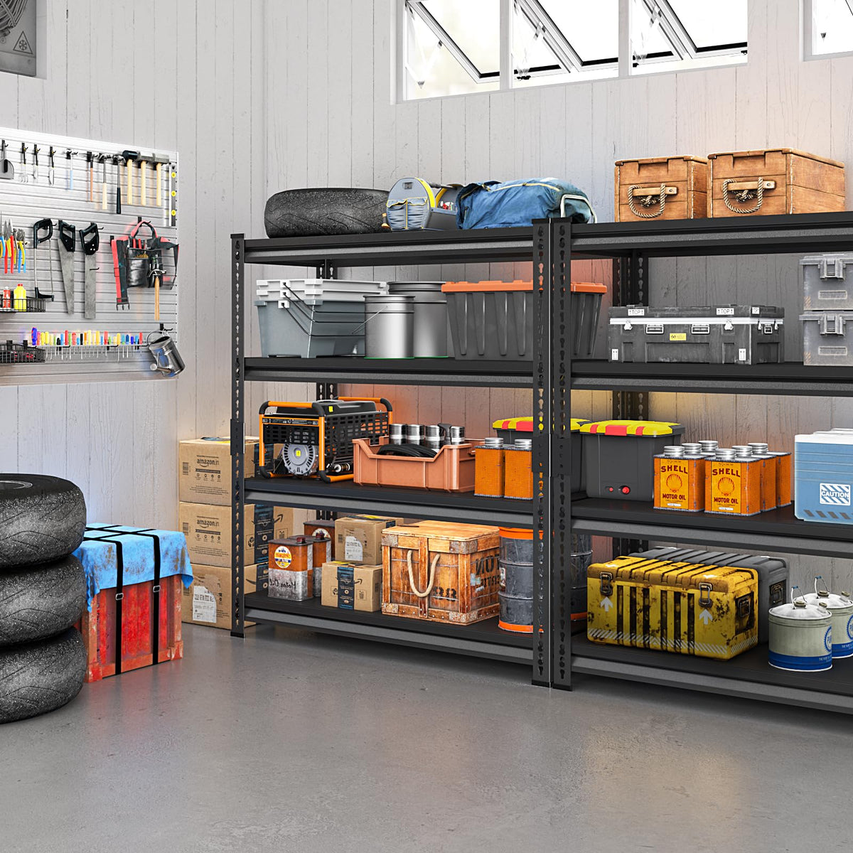 Metal Garage Shelving for Storage