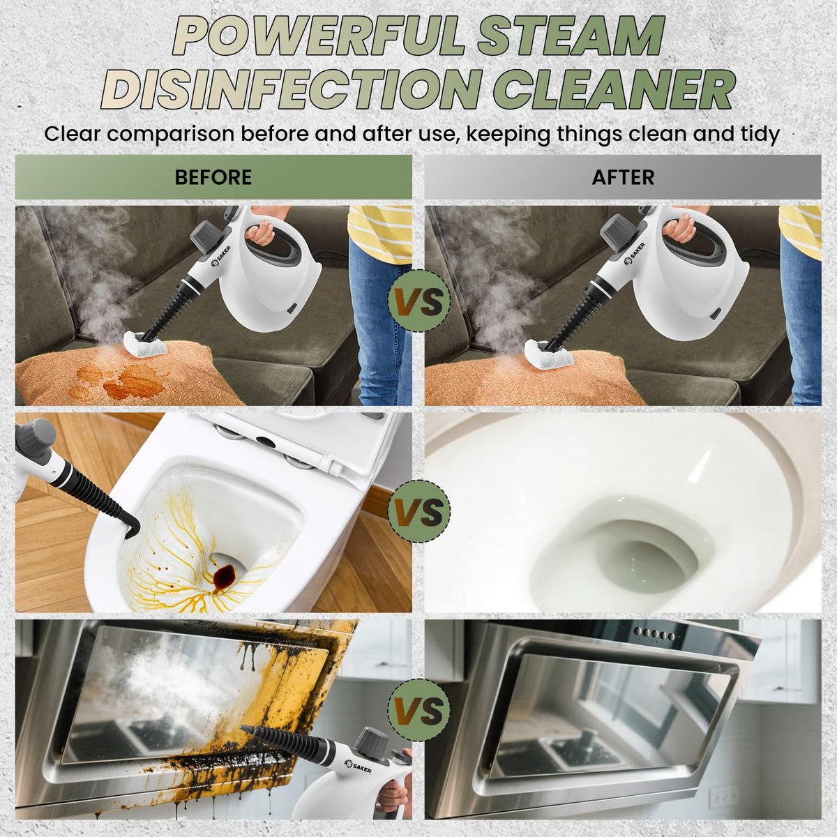 Pressurized Handheld Steam Cleaner