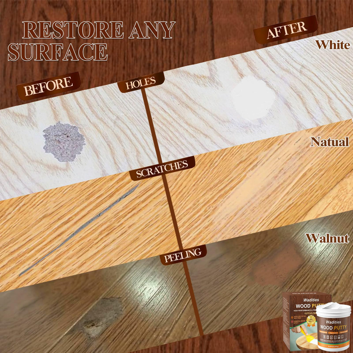 White Wood Filler (9.87 Ounce)