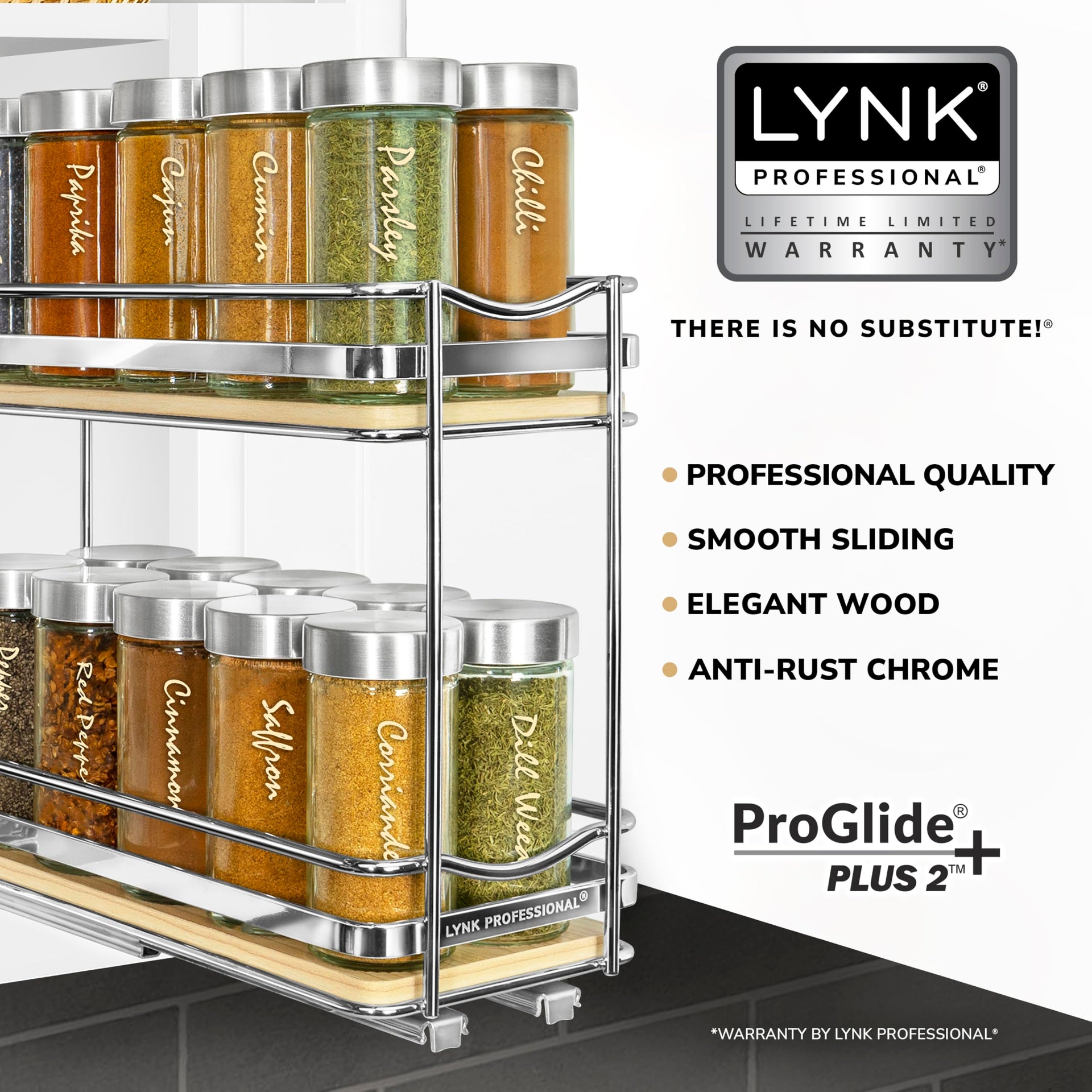 lite™ Pull Out Spice Organization for Cabinets