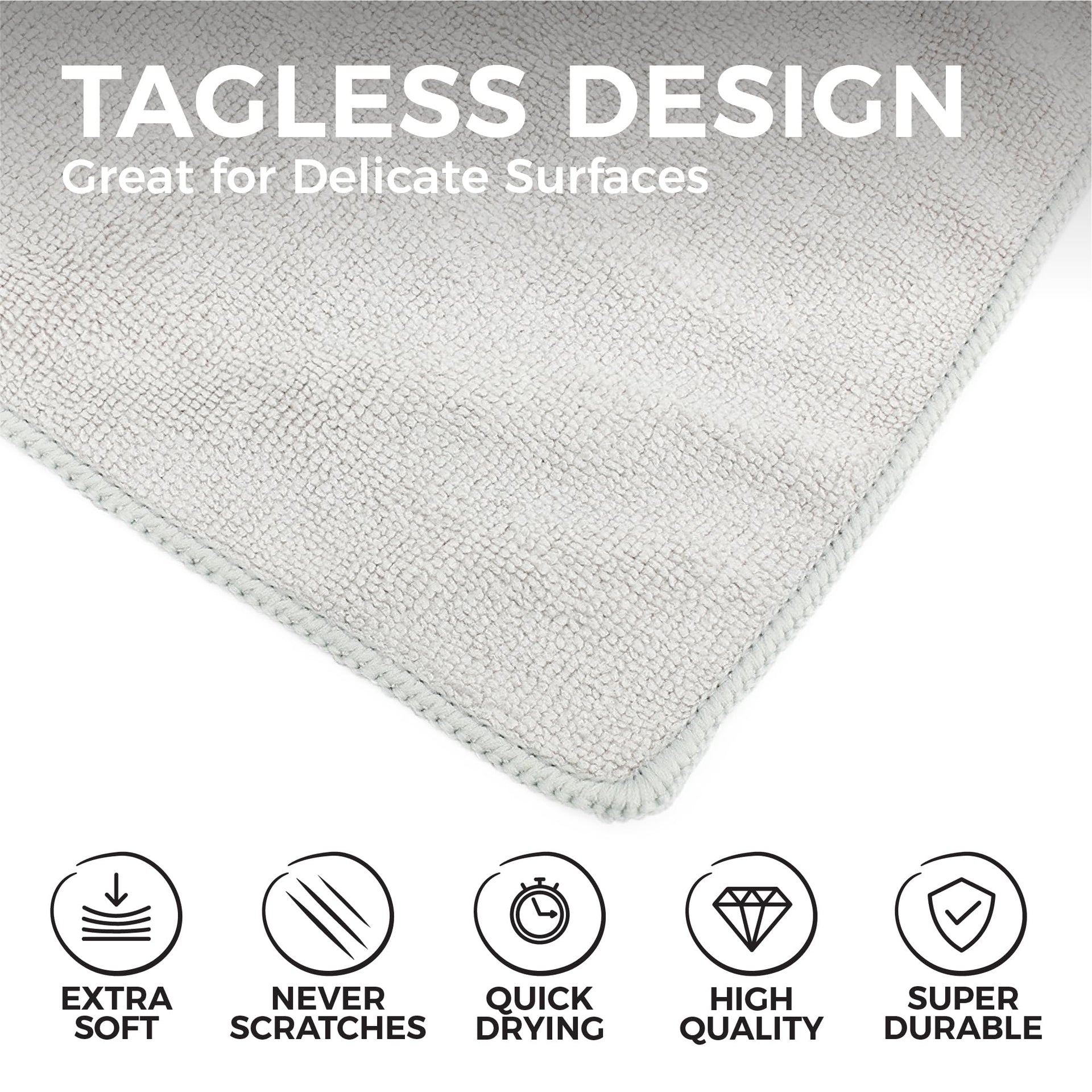 All Purpose Microfiber Terry Cleaning Towels (12 Count)