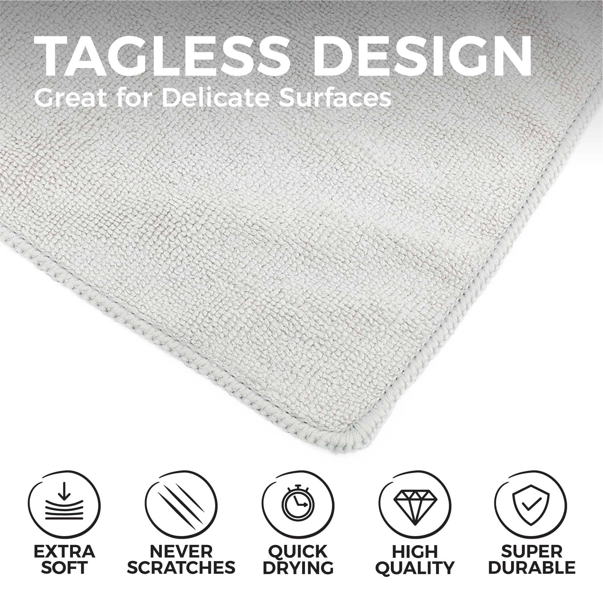 All Purpose Microfiber Terry Cleaning Towels (12 Count)