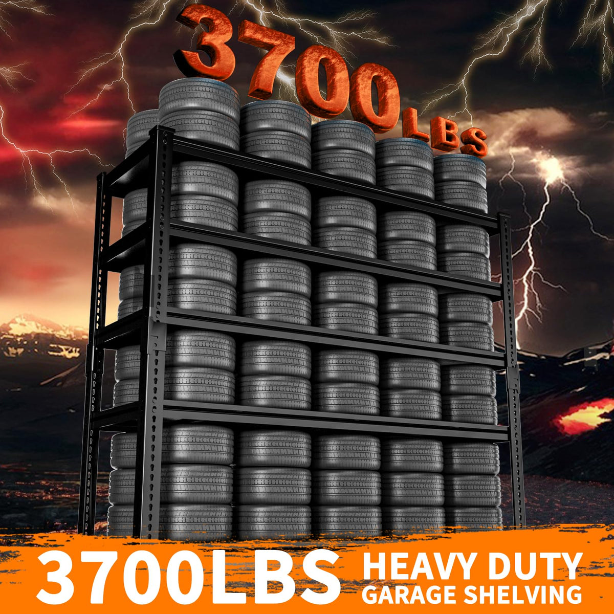 Storage Shelves Heavy Duty 2 PCS (2 Count)