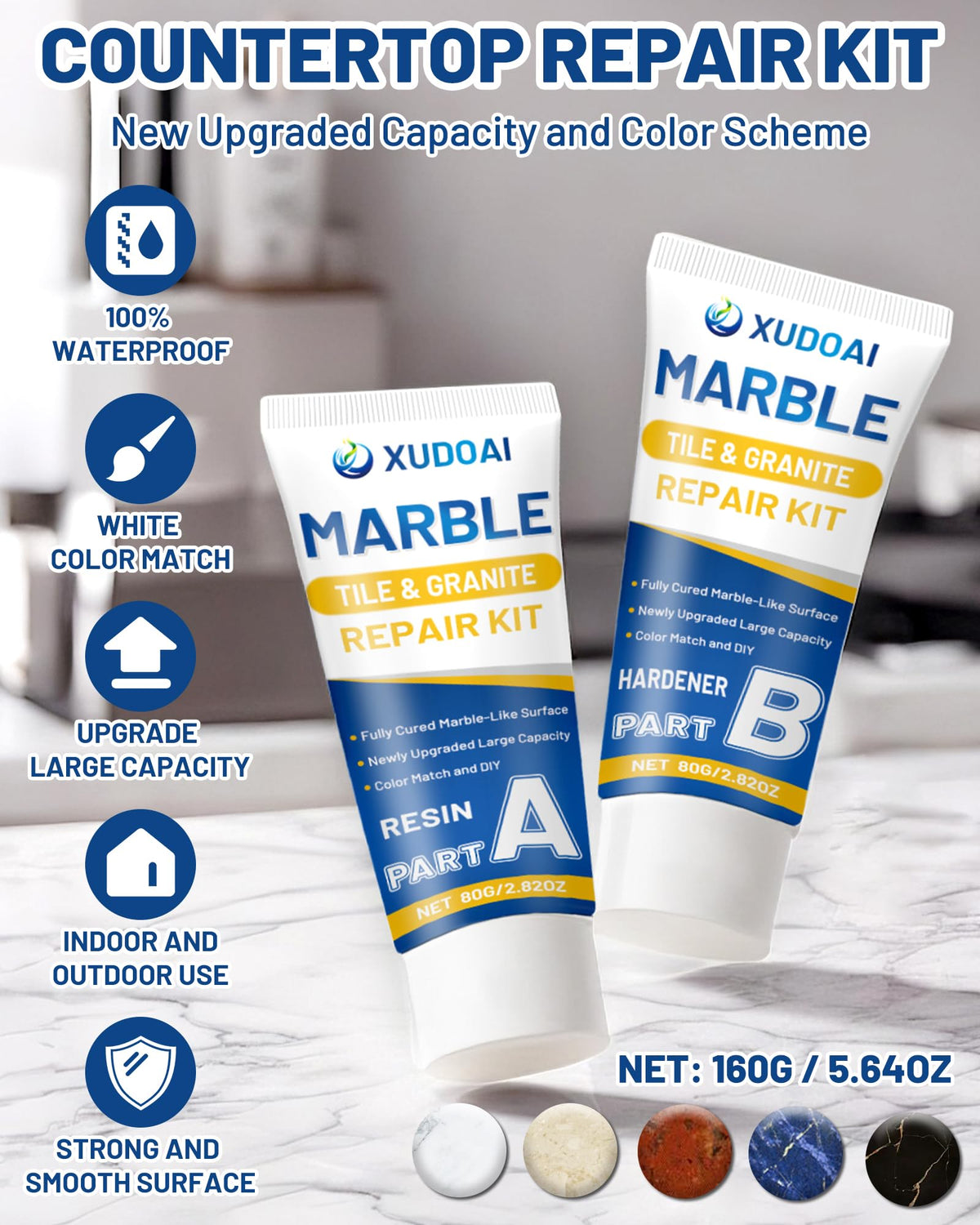 Marble and Granite Repair Kit (5.64 Ounce)